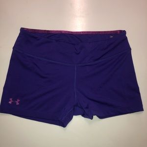 Under Armour purple workout shorts